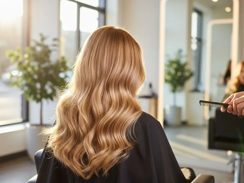 Un balayage — modèle Maison Garance, salon de coiffure