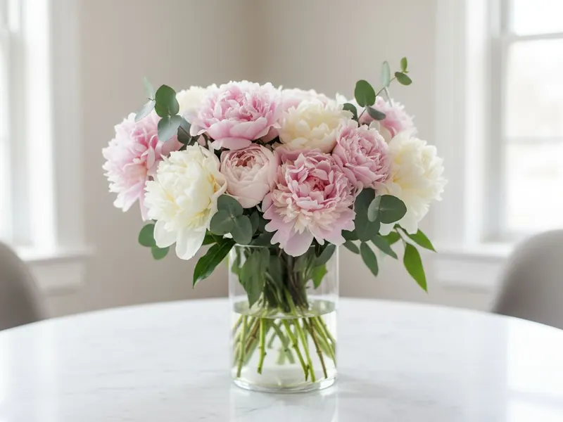 Un bouquet de pivoines — modèle Pétale