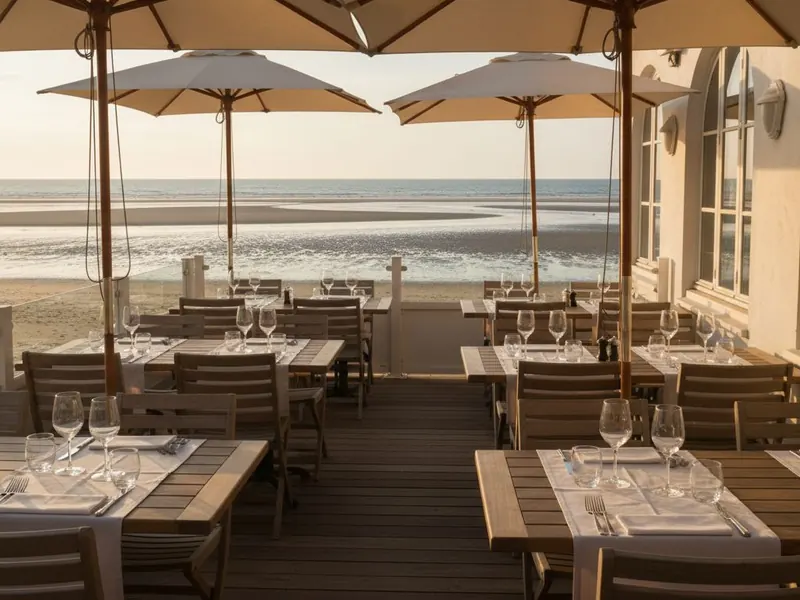 La terrasse — modèle L'Estran, table de la mer