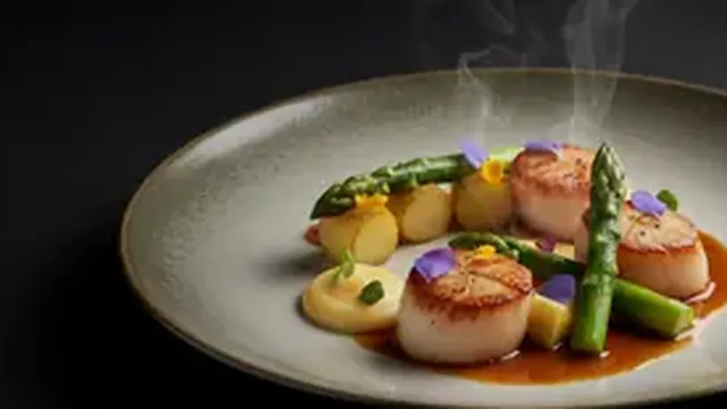 Assiette gastronomique créée par le studio Media Product