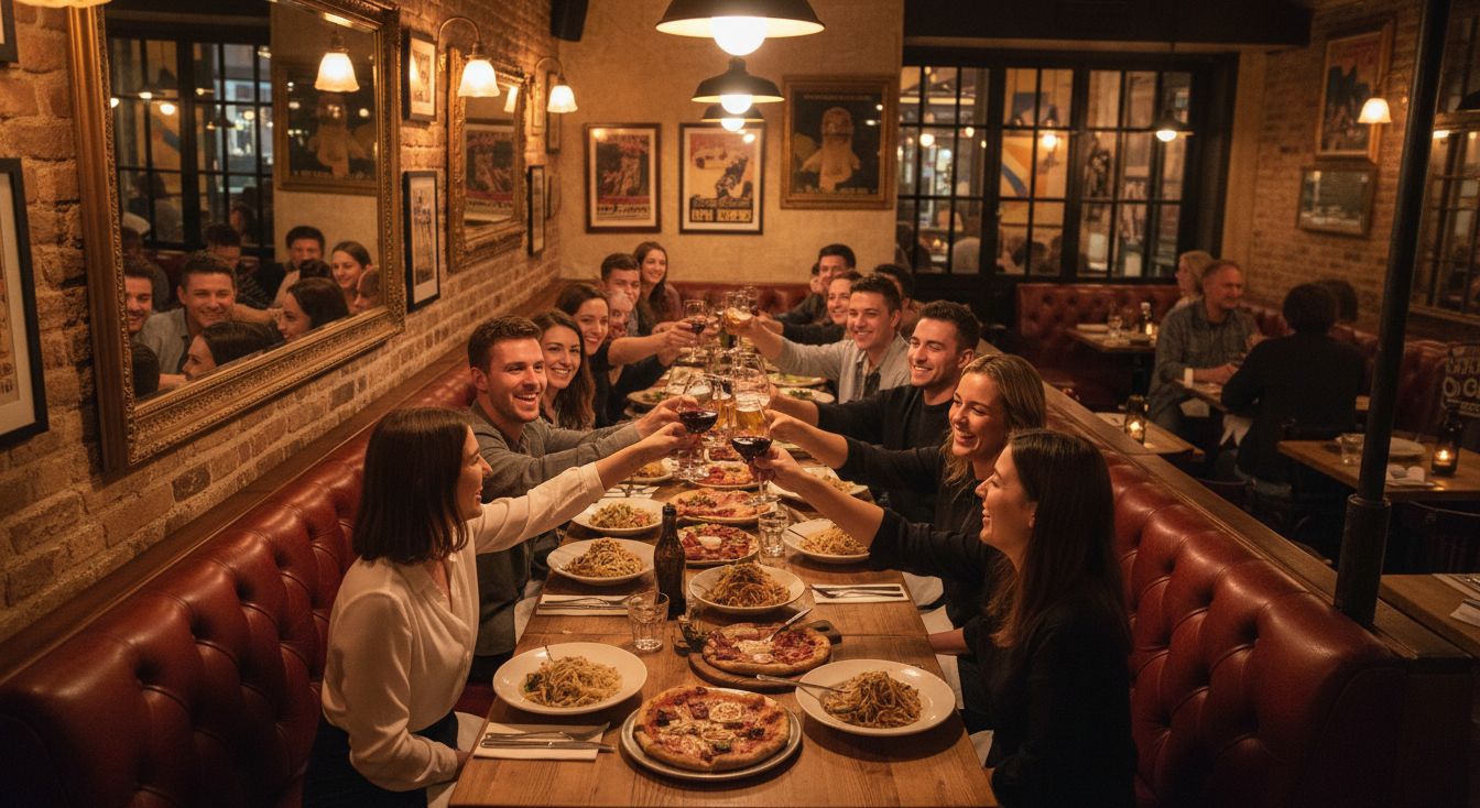 La salle du Comptoir pleine un soir de fête